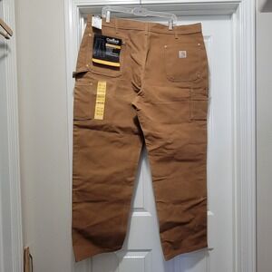NWT Carhartt 42x30 Brown Duck Double Knee‎ Work Pants Jeans B01 BRN Actual 41x31
